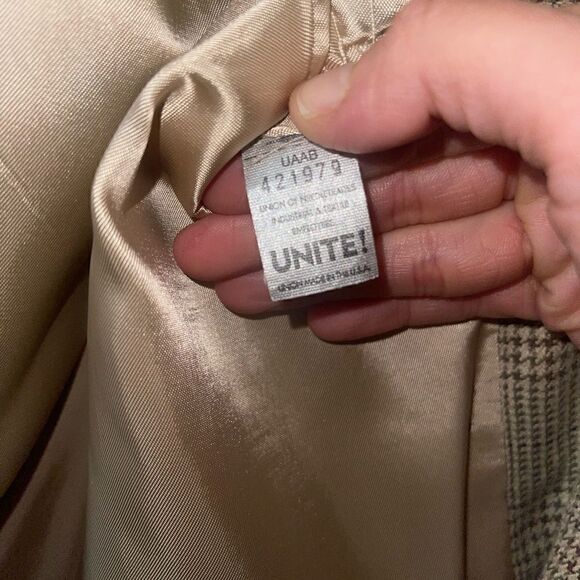 Tommy Hilfiger Vintage Tweed Blazer Size 43R - Picture 4 of 16